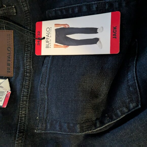 Dark Navy Blue Buffalo Jeans - 34/32 (jack style) - Mens - New with tags - Picture 3 of 3